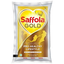 Saffola Gold Pro Healthy Lifestyle Blended Cooking Oil (Pouch)